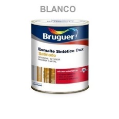 Esmalte Sintetico  Satinado 750 Ml Blanco  Interior/Exterior  Bruguer Dux