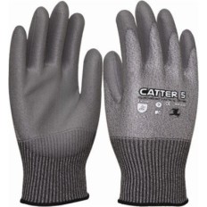 Guante Anticorte M08 Palma Poliuretano Catter5 Fibra Vidrio 3L
