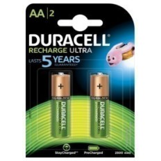 Pila Recargable Lr06 Aa 1,5V Duracell 2 Pz