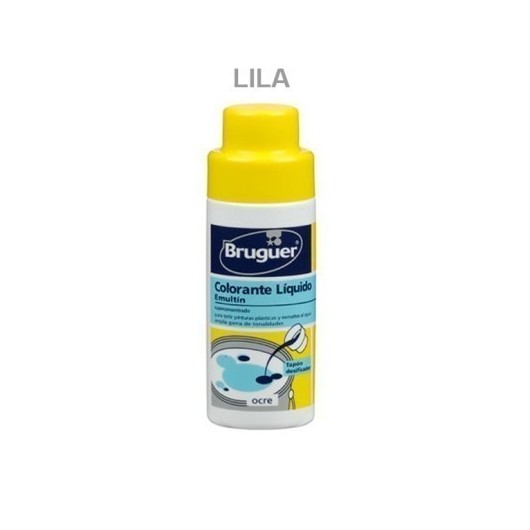 Tinte Concentrado Al Agua 50 Ml Lila Emultin Bruguer