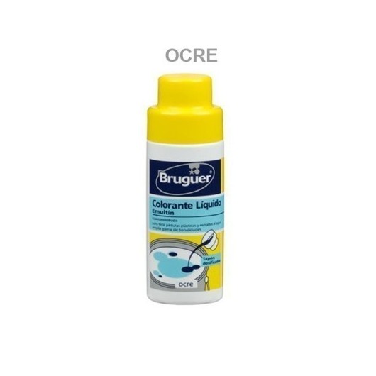 Tinte Concentrado Al Agua 50 Ml Ocre Emultin Bruguer