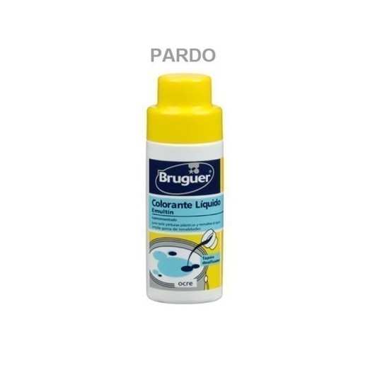 Tinte Concentrado Al Agua 50 Ml Pardo Emultin Bruguer