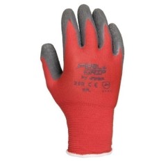 Guante Bric Xl10 P/Latex Feel&Grip Poliam Ro/Gr Juba
