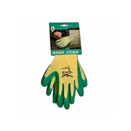 Guante Mecanico Xl10 Palma Latex Eco-Flex Poliester/Algodon Verde Juba