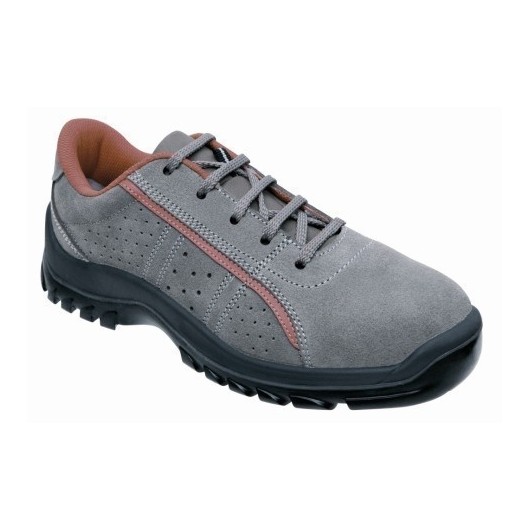 Zapato Seguridad T38 S1P Pu-Pu Puntera Plastico Metal Zion Snuman Piel Gr Pante