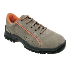 Zapato Seguridad T45 S1P Pu-Pu Puntera Plastico Metal Zion Snuman Piel Gr Pante