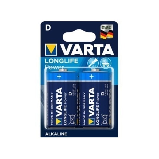 Pila Alcalina Lr20 1,5V High Energy Varta 2 Pz