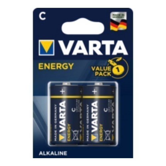 Pila Alcalina Lr14 1,5V Energy Varta 2 Pz