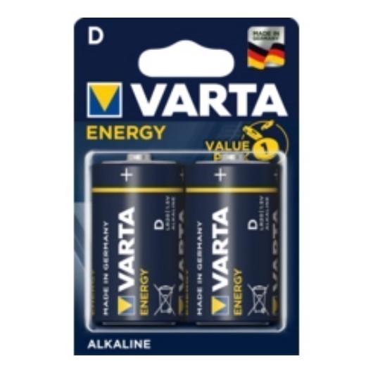 Pila Alcalina Lr20 1,5V Energy Varta 2 Pz