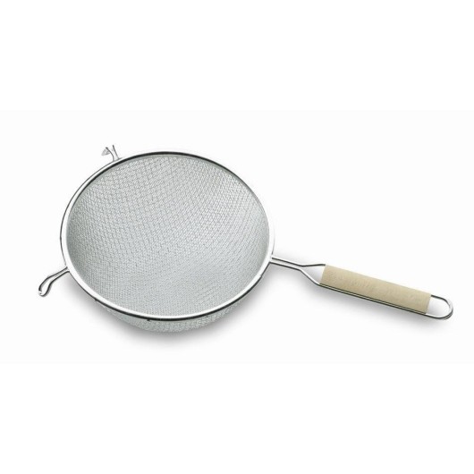 Colador Cocina Media Bola 26Cm Mango Baquelita Inox Lacor