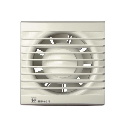 Extractor Baño Axial 80M3/H Blanco Edm 80-N S P