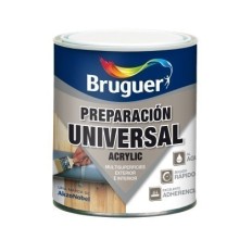 Pintura Preparacion Madera 250 Ml Blanco Agua Acrilica Bruguer