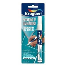 Pintura Cubrejuntas 7 Ml Blanco Azulejo Rotulador Bruguer