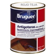 Pintura Antigoteras 750 Ml Teja Mate Alta Bruguer