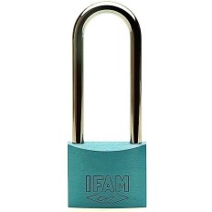 Candado Seguridad  50Mm Arco Extra Largo Laton K50Ael Laton Ifam