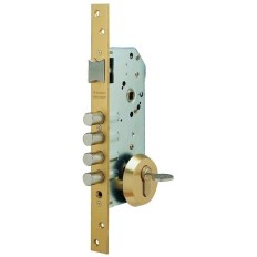 Cerradura Seguridad Madera Embutir 50Mm R100B566C Cromo 1Punto Tesa