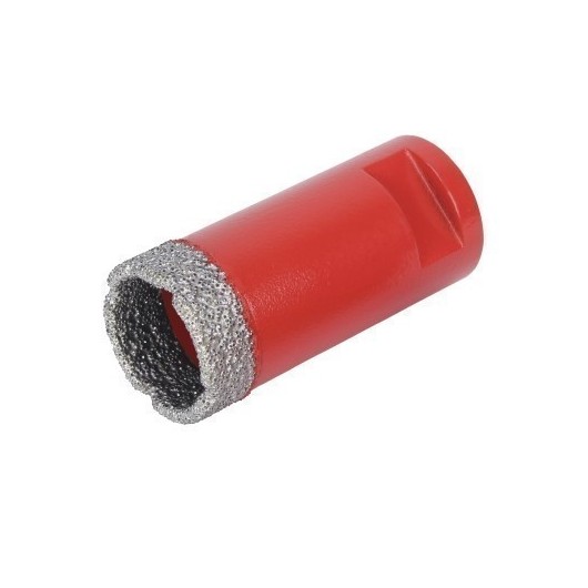 Corona Perforadora   Porcelana Corte Seco Ø 28Mm Diamante  M14 Rubi