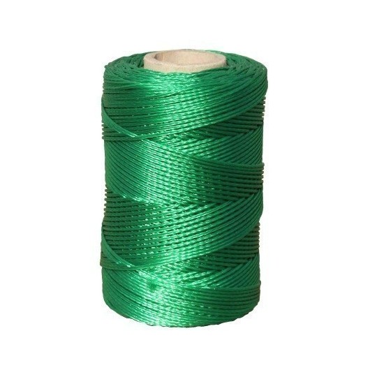 Hilo Atirantar 02Mm Nylon Verde Trenzado 8842 Hyc 100 Mt