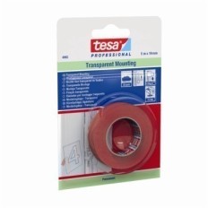 Cinta Adhesiva 19Mmx  5Mt Doble Cara  Transparente Tesatape