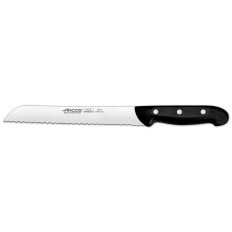 Cuchillo Cocina Pan 210Mm Mango Polipropileno Negro Inox Arcos 151400