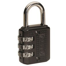 Candado Seguridad  20Mm Combinacion Programable Negro Abus