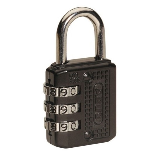 Candado Seguridad  20Mm Combinacion Programable Negro Abus