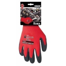 Guante Mecanico M08 Palma Nitrilo Eco-Nit Nylon Rojo Juba