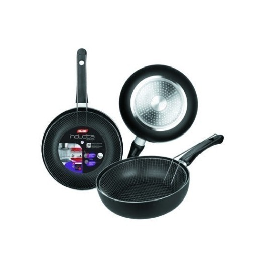 Sarten Cocina Freidora 24Cm Ant.Teflon Inducta Alu.Forj Ibili