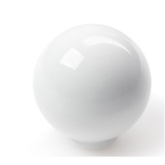 Pomo Mueble 29Mm Bola Abs Blanco Rei
