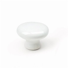 Pomo Mueble 30Mm Porcelana Blanco Rei