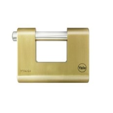 Candado Seguridad  90Mm Arco Rectangular Laton Yale