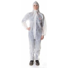 Mono Trabajo L Capucha Polietileno Desechable Blanco 3M