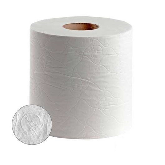 Papel Mecha Bobina 135Mt Doblee Capa Recicable Gofrado Lisma 6