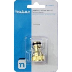 Adaptador Rapido Hembra Grifo 3/4" Laton