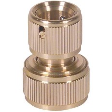 Conector Riego 3/4" Rapido  Natuur Laton  Aqua Stop Nt98873