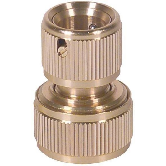 Conector Riego 3/4" Rapido  Natuur Laton  Aqua Stop Nt98873
