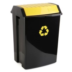 Contenedor Reciclaje  50 Lt 40X35,5X57,5Cm Tatay Plastico Amarillo 110