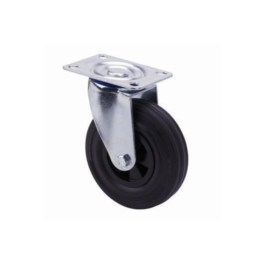 Rueda Giratoria 125Mm Tw0255 Pl. 110Kg Goma Ne Alex