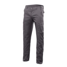 Pantalon Trabajo T36 Elastico Gris Stretch Velilla