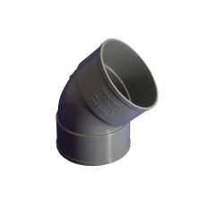 Codo Evacuacion H-H 45º 040Mmø Pvc Hidrotecnoagua