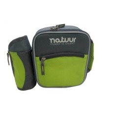 Nevera Camping  3Lt Flexible Verde/Gris Portatil Botellas 