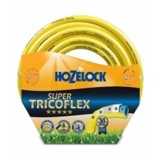 Manguera Riego 50Mt-15Mm 5C Hozel Amarillo Super Tricotada