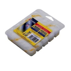 Rodillo Pintura Antigoteo Mini 8 Pz 06 Cm Bl/Ama Par-Te Rulo Pluma