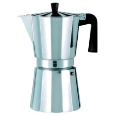 Cafetera Italiana 12Tazas Aluminio New Vitro Oroley