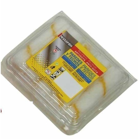 Rodillo Pintura Antigoteo 10 Pz 11 Cm Recambio Rulo Pluma