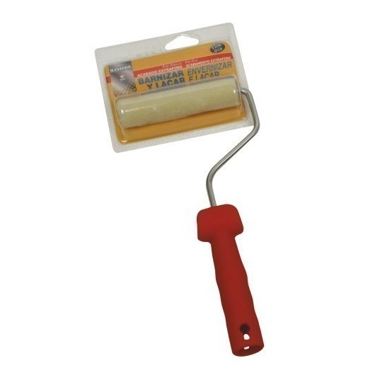Rodillo Pintura Mini 11 Cm Barnizar Y Lacar Rulo Pluma
