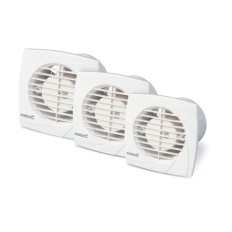 Extractor Baño Muro-Techo 100Mm Extraplano Blanco B-10 Plus/C Cata