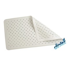 Alfombra Baño Antideslizante 65X36Cm Bañera Blanco Dintex