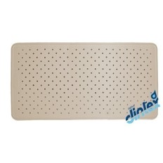 Alfombra Baño Antideslizante 70X36Cm Bañera Beige Dintex