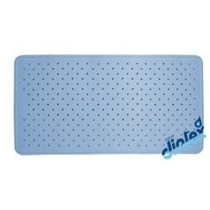 Alfombra Baño Antideslizante 97X36Cm Bañera Azul Dintex